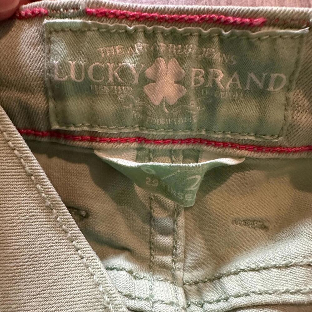 Lucky brand teal jeans - Picture 4 of 5